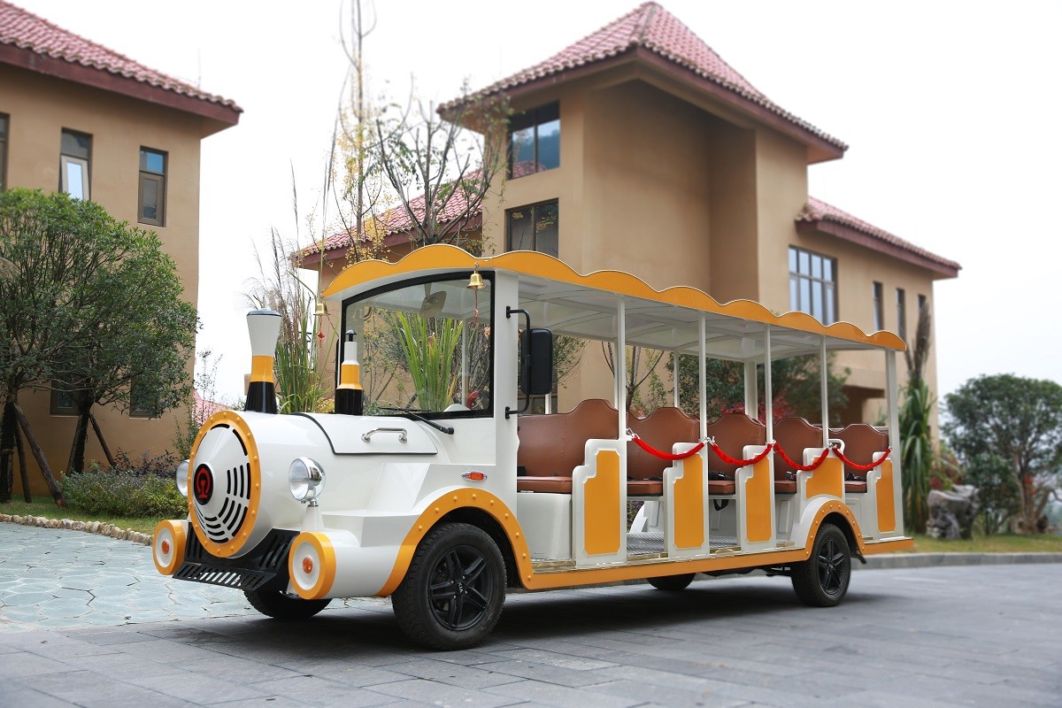 14座電動(dòng)觀光小火車 忠輝觀光車